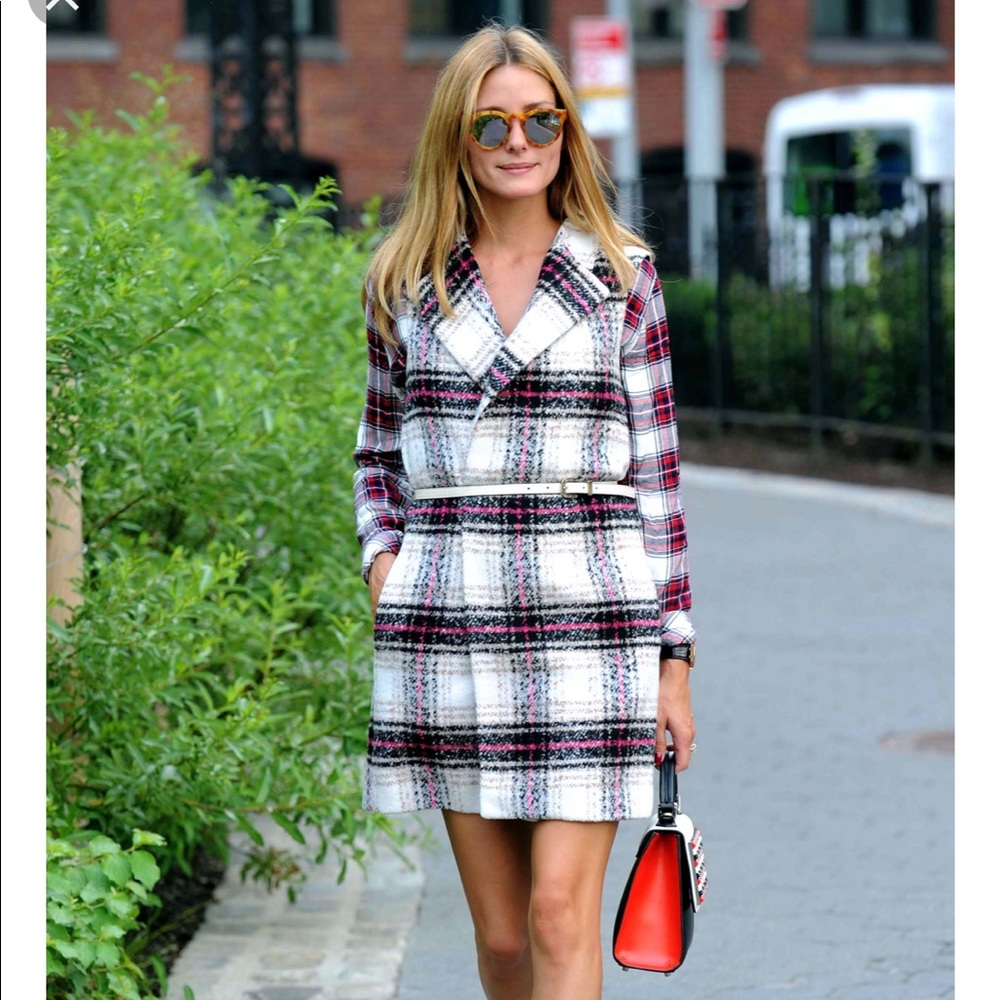 Olivia Palermo Plaid Thakoon Vest. Rare